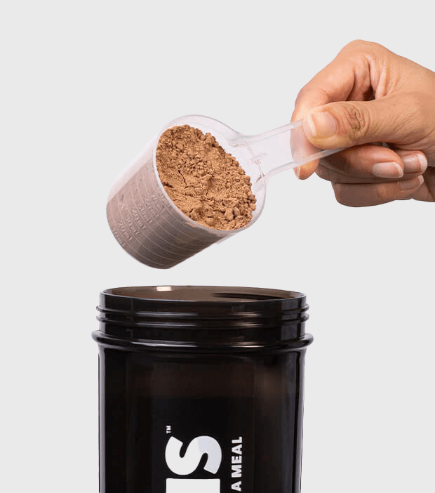 Adding scoop of WE8THIS to shaker